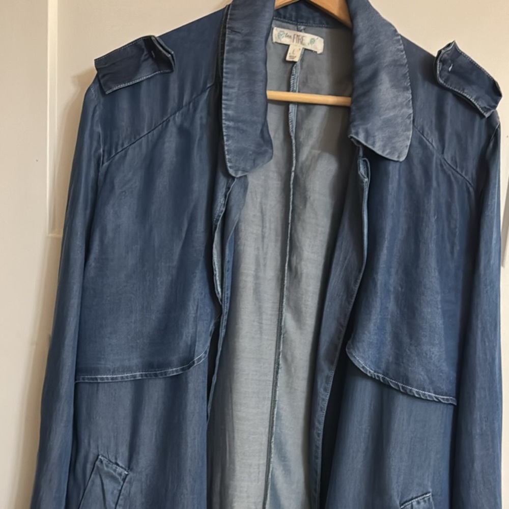 love, Fire Blue Denim Jacket